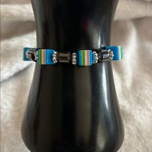 Colorful hematite Beaded Bracelet
